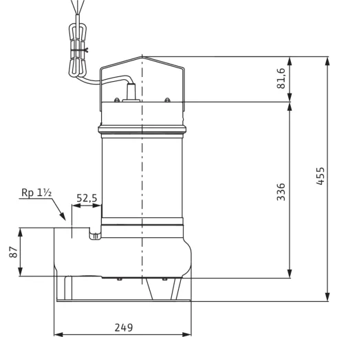 Погружной насос для сточных вод Wilo Drain STS 40/8 (3~400 В) 2065870