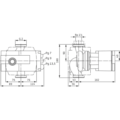 Циркуляционный насос Wilo Stratos-Z 30/1-8 RG PN16 2066864