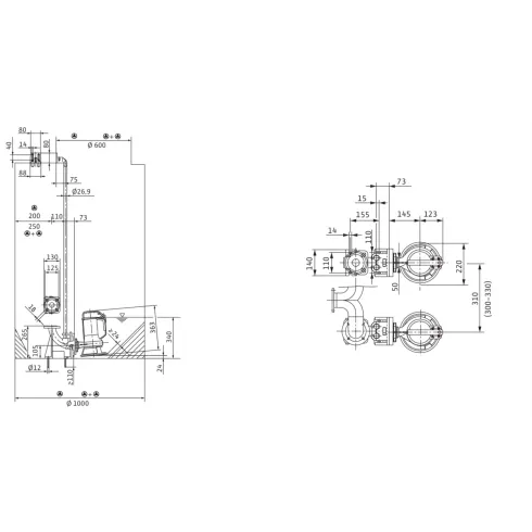 Погружной насос для сточных вод Wilo Drain MTC 40F16.15/7A (1~230 В) 2081260