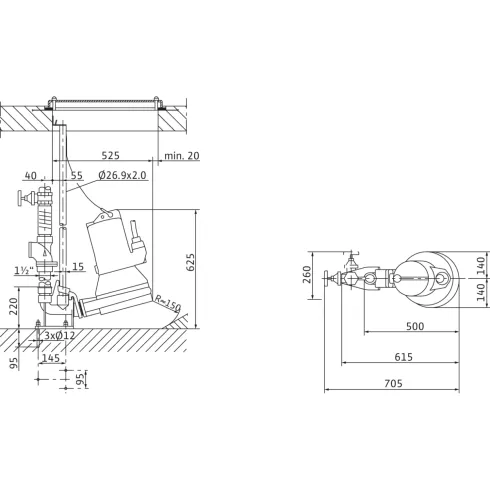 Погружной насос для сточных вод Wilo Drain MTC 32F55.13/66 (3~400 В) 2081267