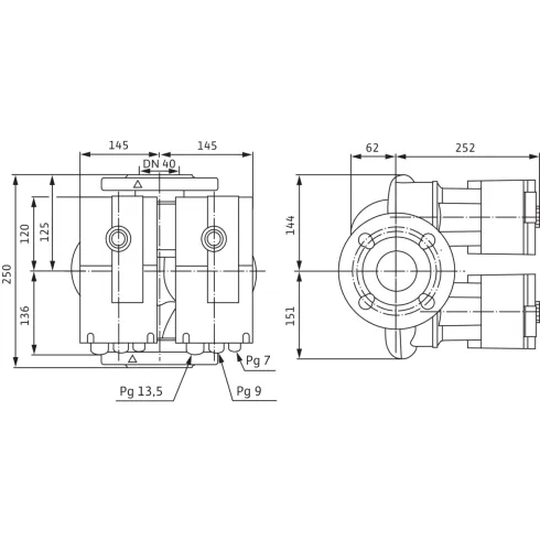 Циркуляционный насос Wilo Stratos-D 40/1-12 PNP N6/PN10 2090464