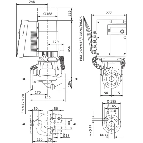 Циркуляционный насос Wilo Stratos GIGA 65/1-17/1,9-R1 2117166