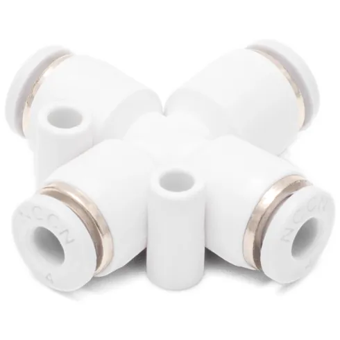 Фитинг цанговый крестообразный Naval Pneumatics QSX-4