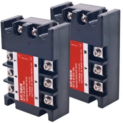Трехфазные твердотельные реле для коммутации резистивной нагрузки KIPPRIBOR HT-1044.ZD3