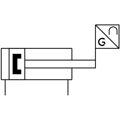 Линейный привод Festo DFPI-100-ND2P-E-NB3P