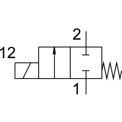 Распределитель с электромагнитным управлением Festo MC-2-1/8