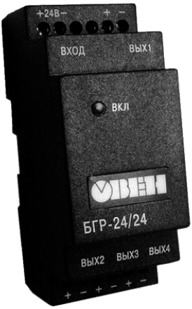 Блок гальванической развязки ОВЕН БГР2-24/24