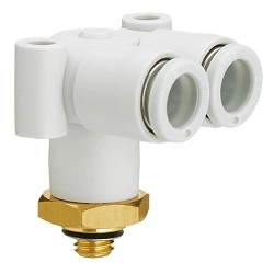 Тройник цанговый переходной SMC KQ2-LU06-M6