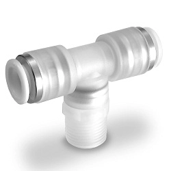 Тройник цанговый переходной SMC KP-T06-01