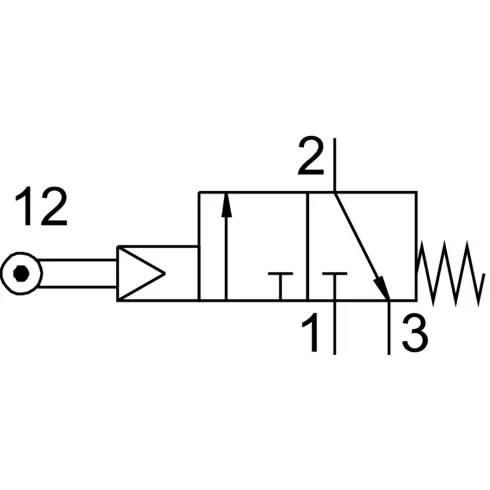 Распределитель с роликовым рычагом Festo RS-3-1/8