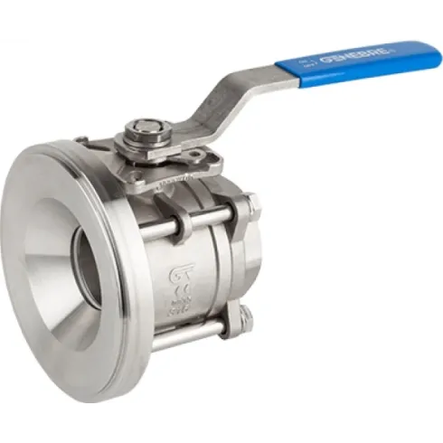 Кран шаровой полнопроходной трехсоставной из нержавеющей стали под сварку GENEBRE 2052-09 DN50