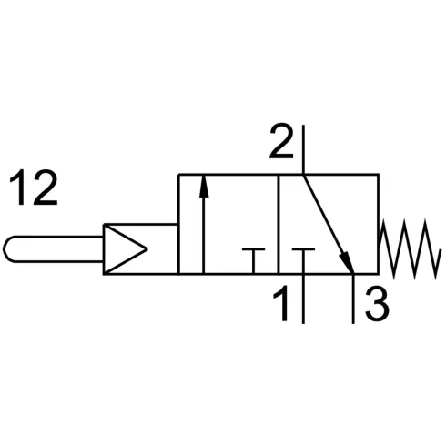 Нажимной распределитель Festo VS-3-1/8