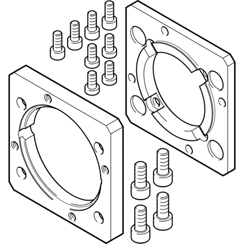 Фланец электродвигателя Festo EAMF-A-80A-80G