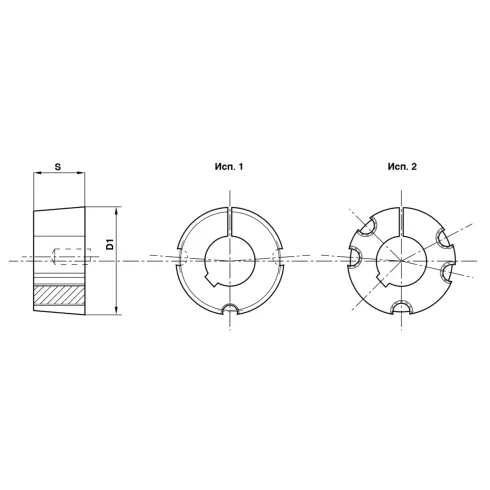Втулка тапербуш TECHNIX 2517-20 мм