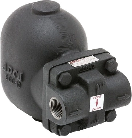 Конденсатоотводчик поплавковый из углеродистой стали резьбовой ADCA FLT32HC-14 Ру40 Ду1