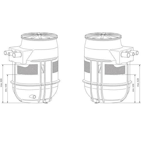 Напорная установка отвода сточной воды Wilo DrainLift WS 50D/TP 50, TP 65 2525161