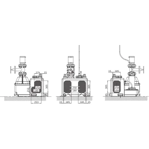 Напорная установка для отвода сточных вод Wilo RexaLift FIT L 1-22 2536964