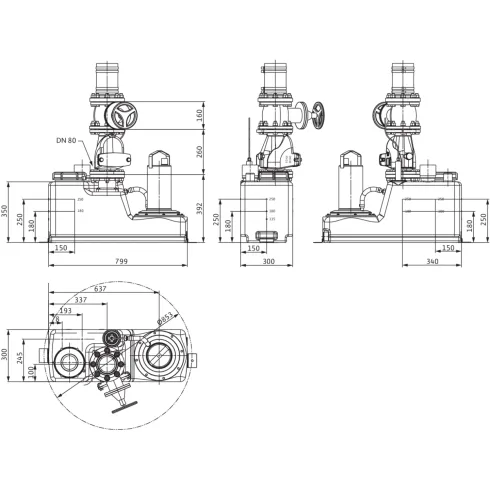 Напорная установка отвода сточной воды Wilo DrainLift S 1/6M (1~) 2544860