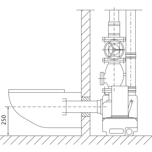 Напорная установка отвода сточной воды Wilo DrainLift S 1/6M (1~) 2544860