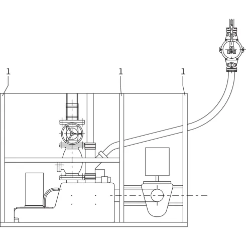 Напорная установка отвода сточной воды Wilo DrainLift S 1/6M (1~) 2544860