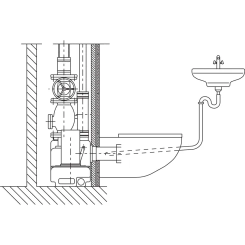 Напорная установка отвода сточной воды Wilo DrainLift S 1/6M (1~) 2544860