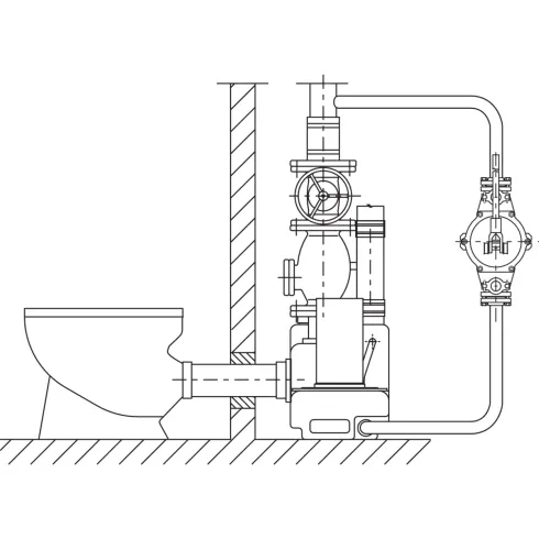 Напорная установка отвода сточной воды Wilo DrainLift S 1/6T (3~) 2544861
