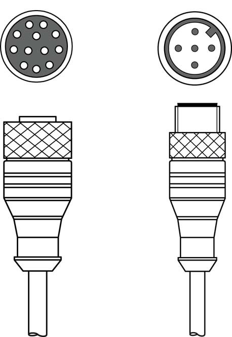 Соединительный кабель Leuze Electronic KDS S-M12-CA-M12-5A-P1-004-23X