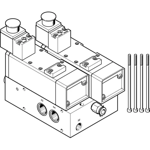 Монтажная плита Festo VABP-S1-2V1G-G38-2M-A1