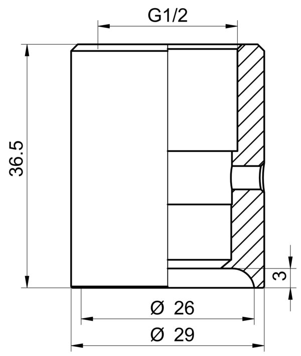 Приварной адаптер Baumer ZPW3-326
