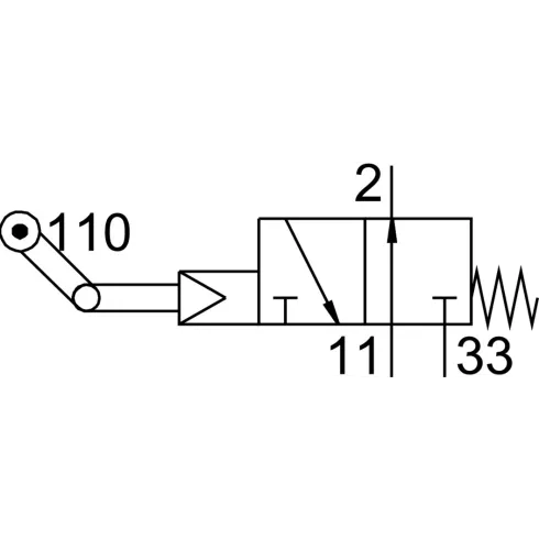 Распределитель с тумблеров Festo LOS-3-1/8