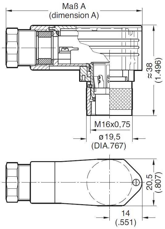 Разъем AMT Linear Position Sensor K80G-000-P0