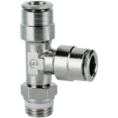 Тройник цанговый с резьбой Camozzi 6442-8-1/4