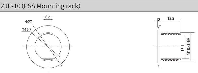 Монтажный кронштейн LANBAO ZJP-10