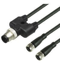Y-образный разветвитель Pepperl Fuchs V3-GM-BK0,6M-PUR-U-T-V1-G