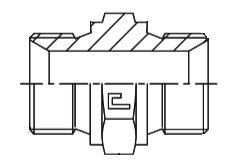 Фитинг-соединитель прямой CAST S.p.A. 300614, M20, 350 бар