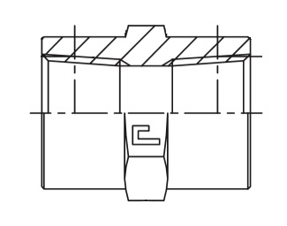 Фитинг-соединитель CAST S.p.A. 301504, NPT 1/2, 225 бар