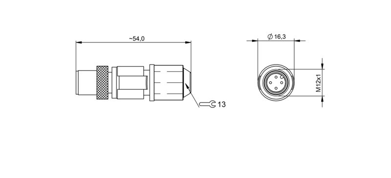 Разъем Balluff BCC M434-0000-2A-000-43X434-000