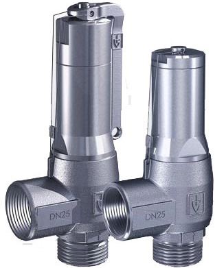 Клапан предохранительный нержавеющая сталь резьбовой Goetze 460-tGFL-Ду20-m/f-20/20-PTFE (DN20)
