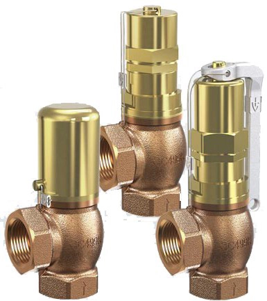 Клапан перепускной бронзовый резьбовой Goetze 618-sGFO-Ду25-f/f-25/25-PTFE-0,5/2,5 (DN25)