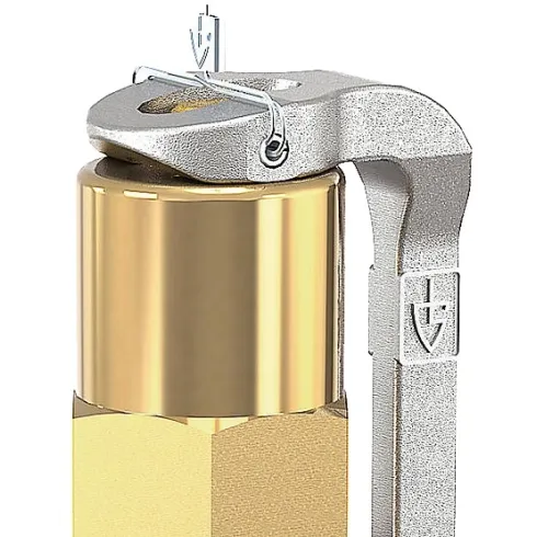 Клапан предохранительный латунный резьбовой Goetze 851-sGFK-Ду20-m/f-20/32-PTFE-Kohle (PN50 DN20 )