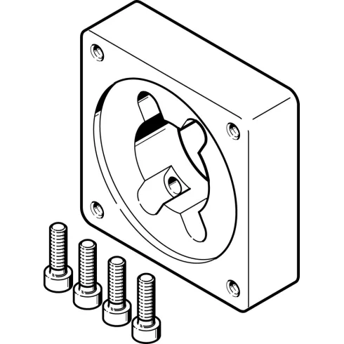Фланец электродвигателя Festo EAMF-A-38D-87A
