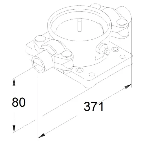 Трубная муфта PJE с патрубком под сварку (комплект) Grundfos 339910