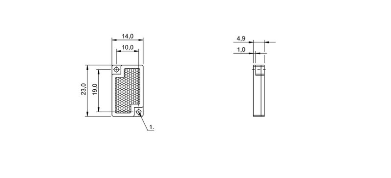 Рефлектор Balluff BOS R-49