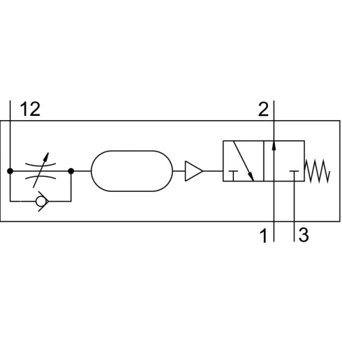 Клапан задержки времени Festo VZOB-3-1/4
