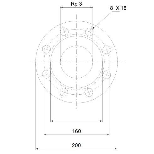Резьбовой фланец (комплект) Grundfos 350540