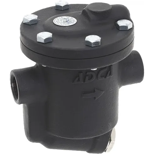 Конденсатоотводчик поплавковый с перевернутым стаканом чугунный резьбовой ADCA IBB12-8 Ру16 Ду3/4