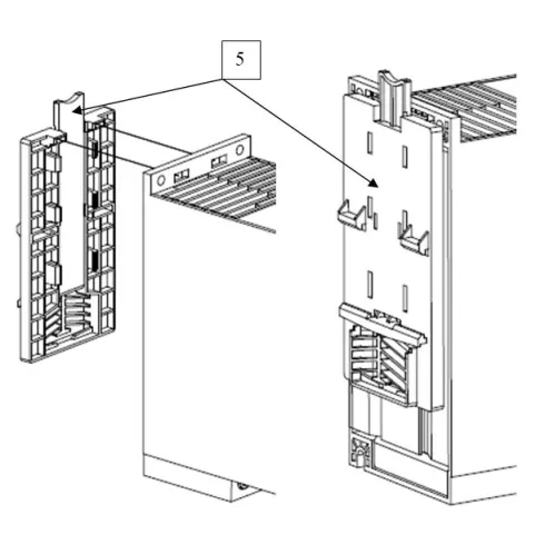 Замок DIN-рейки для ПЧВ1 ОВЕН ЗД1