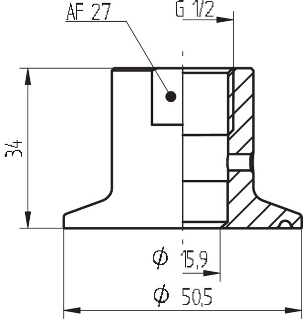 Монтажный адаптер Baumer ZPH3-3213