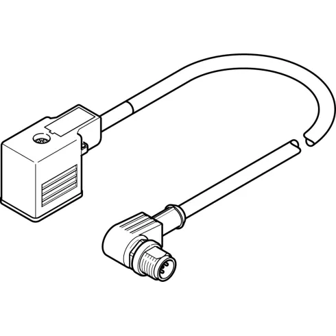 Соединительный кабель Festo NEBV-B2W3F-P-K-0.6-N-M12W3