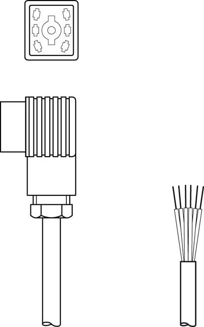 Разъем с кабелем Leuze Electronic BK7 KB-092- 6000- 6